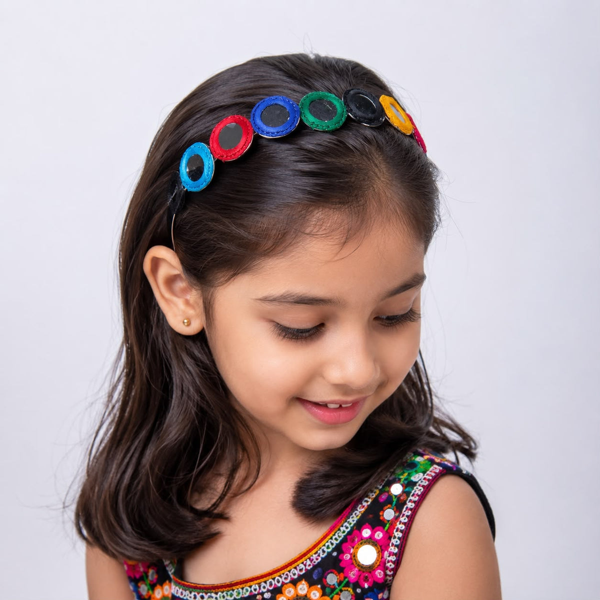 Navrang Foil Mirror Headband