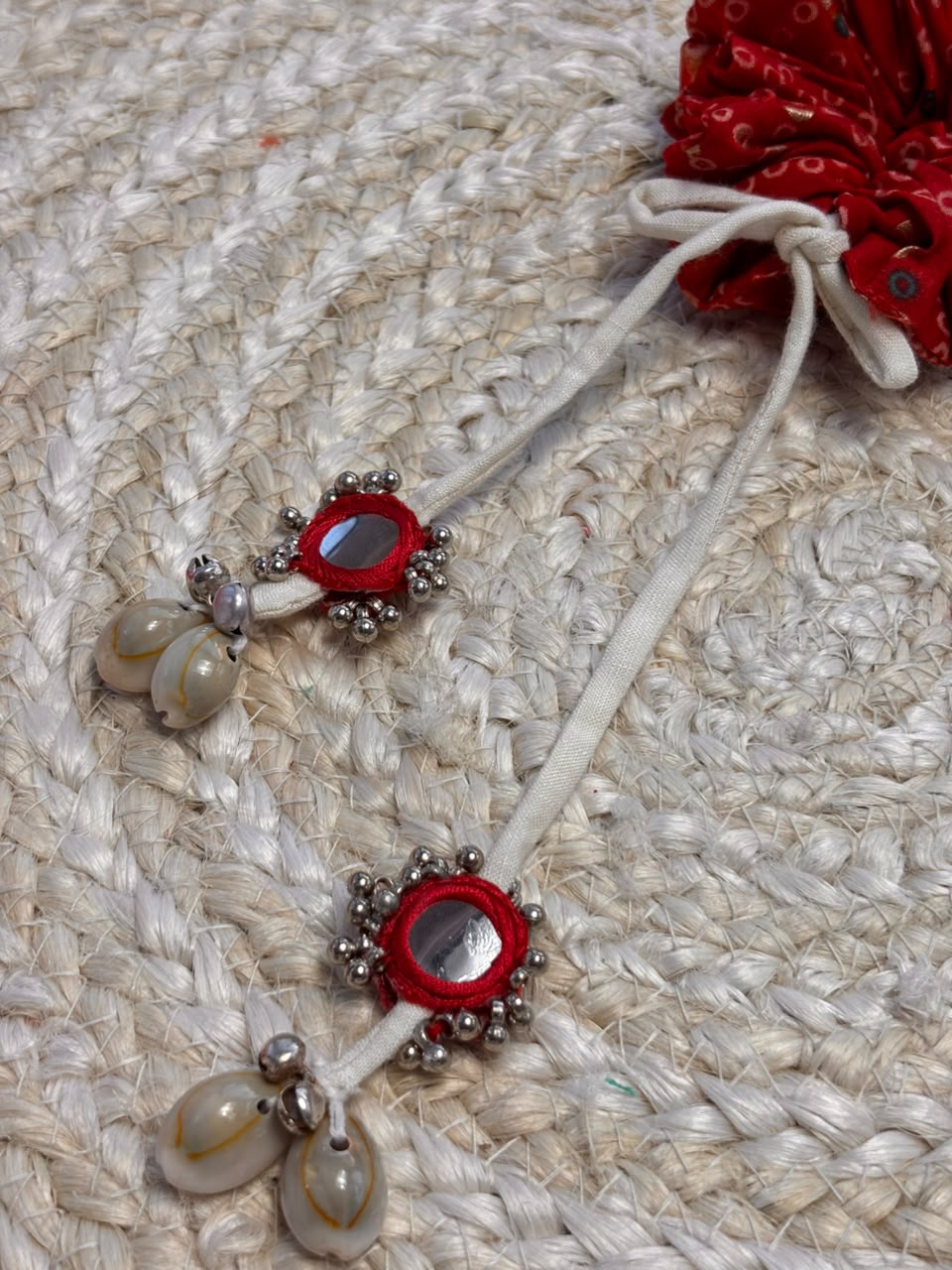 Red  Bandhani Scrunchy❤️