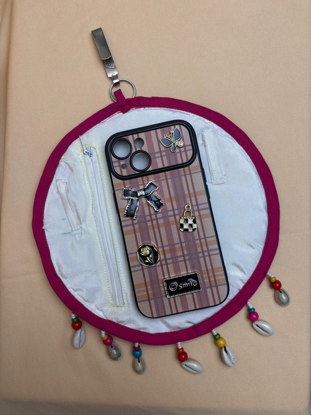 Phooljadi Mobile Purse with Waist Belt ✨