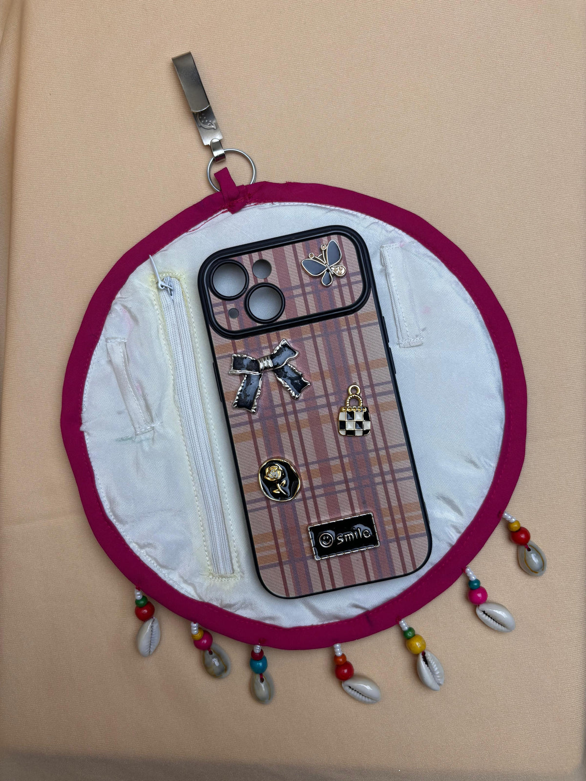 Phooljadi Mobile Purse with Waist Belt ✨