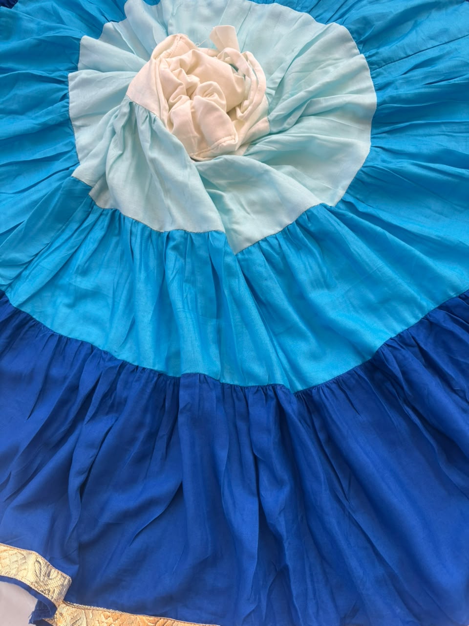 Neel Tarang – Blue Shades Flared Skirt 💙