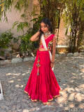 maharani pink  – 3 Piece rani pink Choli Set 💗