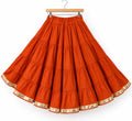 Orange Rust 5-Layer Rayon Skirt 🧡✨